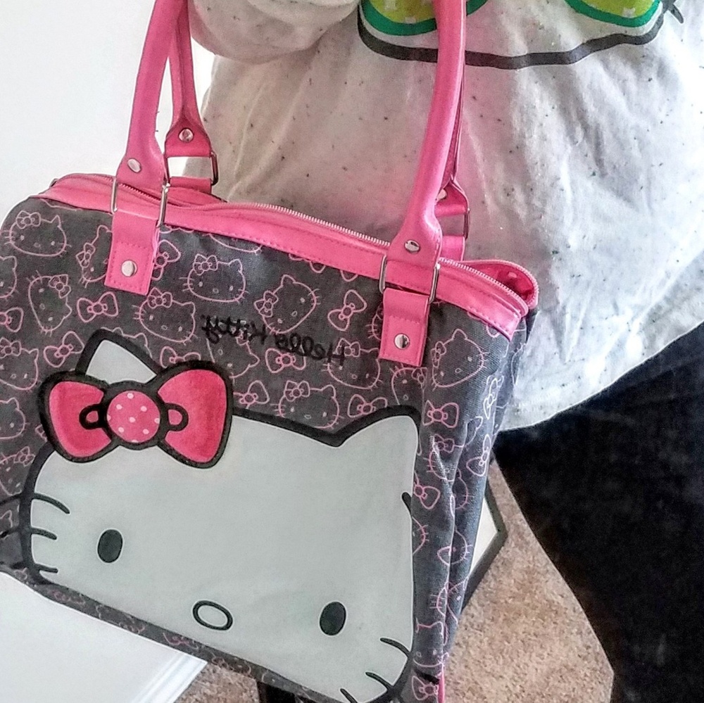 Hello Kitty Duffel Large Mini Handbag